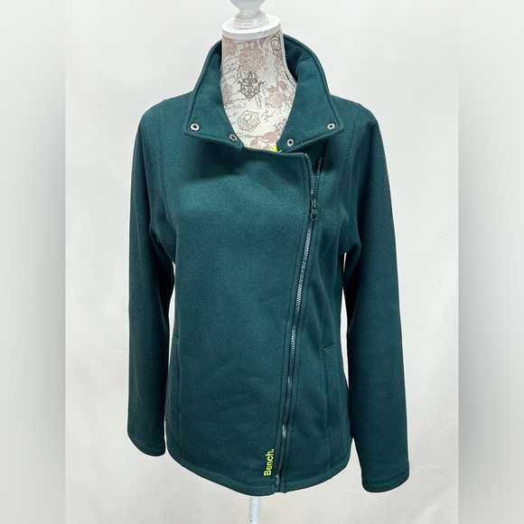 BENCH Teal and yellow full zip jacket size‎ XL - Picture 5 of 15